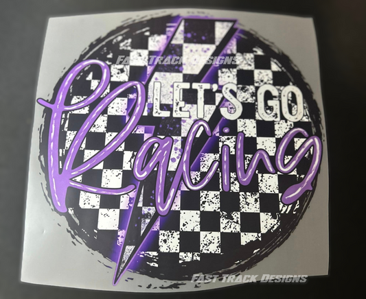 "Let's Go Racing" DTF